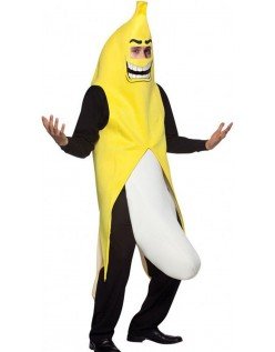 Udklædning Flasher Banan Kostume til Voksne