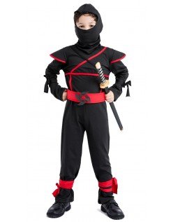 Halloween Mester Ninja Kostume Til Børn